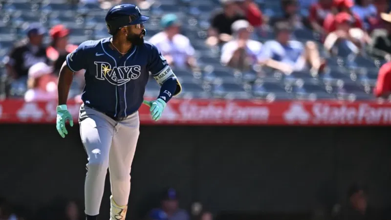 Caminero hits tiebreaking homer in 8th and Rays avoid sweep with 8-3 victory over Angels