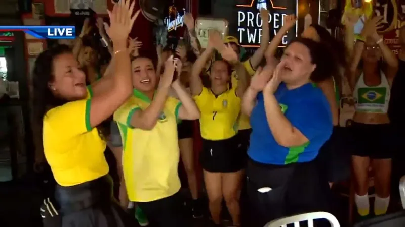 Brazilian fans pack Miami's Boteco as excitement grows for highly anticipated matchup against Haiti