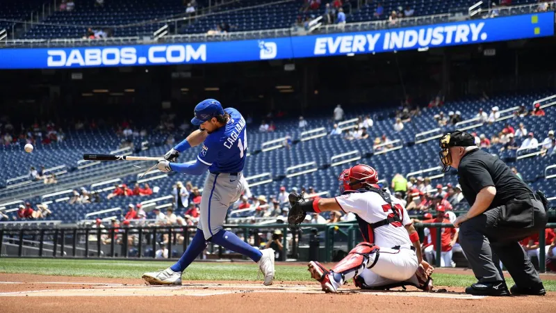 Former Gator Jac Caglianone begins to heat back up at the plate for the Royals