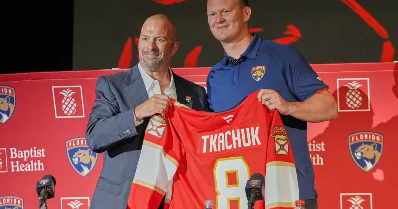 Brady Tkachuk traded to the Florida Panthers, his brother's team, from the Ottawa Senators