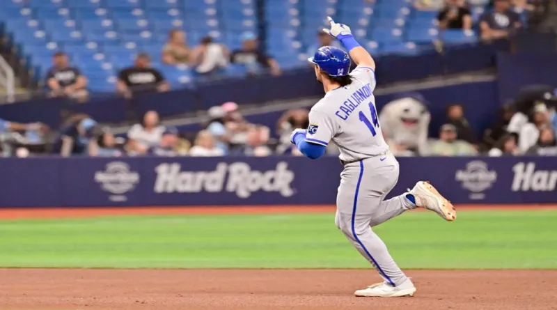 Caglianone continues tear as Royals beat Rays 12-5