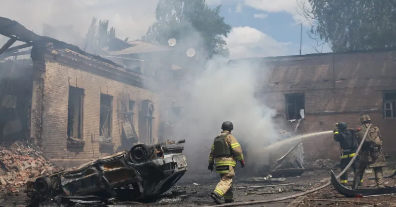 Ukraine unleashes one of its heaviest drone bombardments in war with Russia