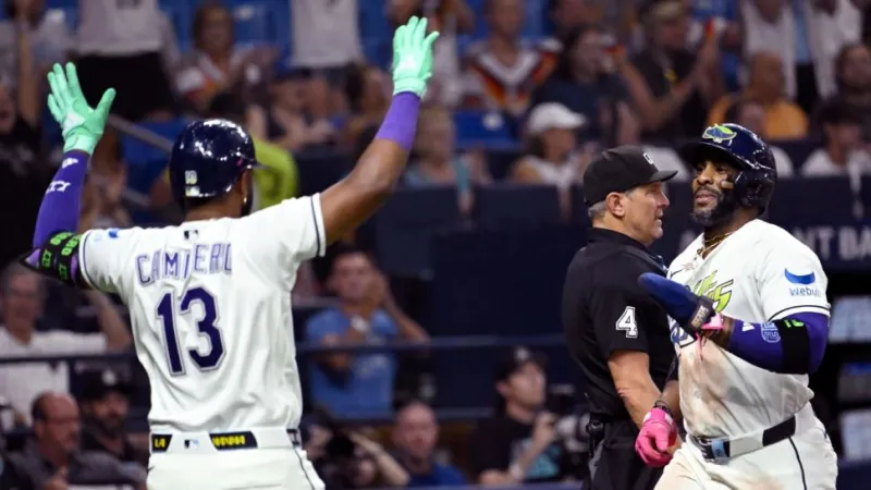 Caminero, Mullins homer in the Rays' 6-1 win over the Diamondbacks
