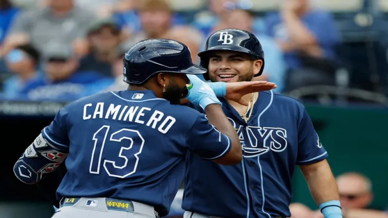 Junior Caminero homers in 6th straight game to lead Rays to 7th win in a row