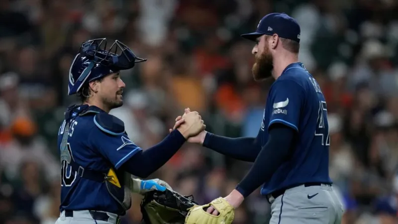 Fortes, Caminero hit HRs, Rays beat Astros 3-1 for 9th straight win