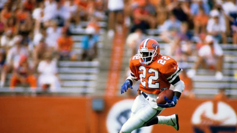 ESPN's jersey number list may have sold Emmitt Smith's time at Florida short