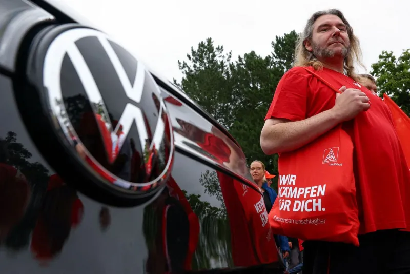 Volkswagen sales plunge as German automaker lays out plan to slash number of brands