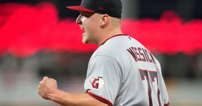 Guardians beat Marlins 3-2 behind Parker Messick's 6 strong innings