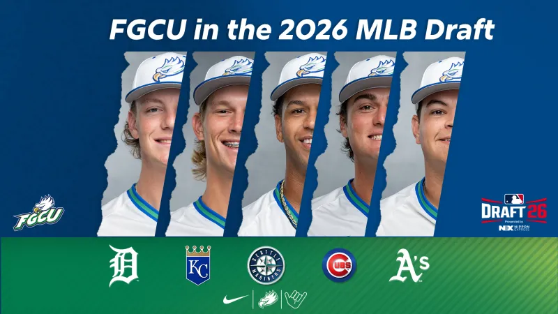 Five Eagles selected in 2026 MLB Draft