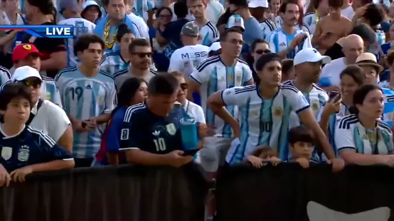 Heartbreak hits Miami Beach as Argentina fans watch World Cup dream slip away