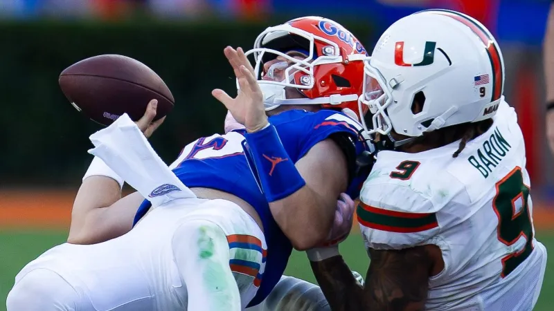 5 times Miami took over the state and took the Florida Gators behind the woodshed