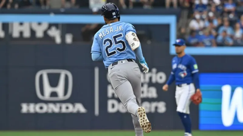Rays hit 3 solo homers, Nick Martinez pitches 6 innings for win as Rays beat Blue Jays 7-1