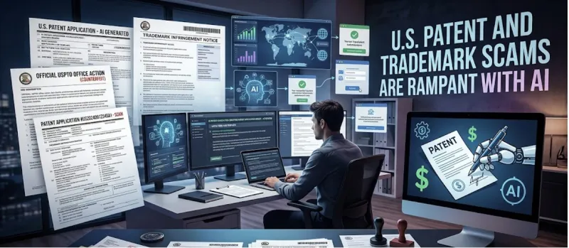 U.S. Patent and Trademark Scams Are Rampant With AI