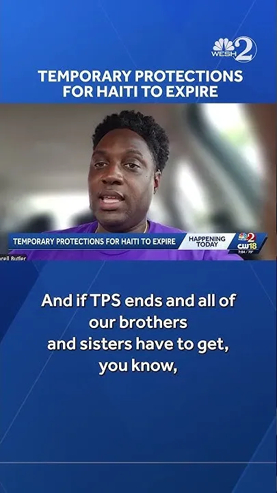Haitian temporary protected status to expire Monday (Video)