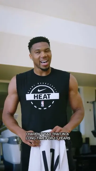 "I need that pressure" #giannis #miamiheat (Video)