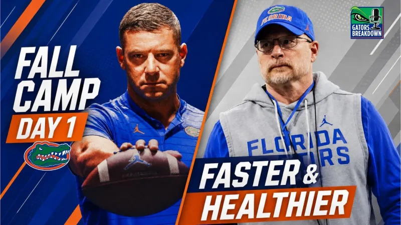 Florida Gators Fall Camp Day 1 Thoughts | UF Getting Faster - And the Health Angle Underneath It (Video)