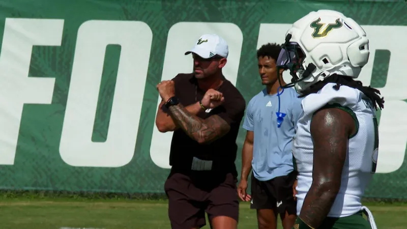 USF opens first fall camp under new head coach Brian Hartline
