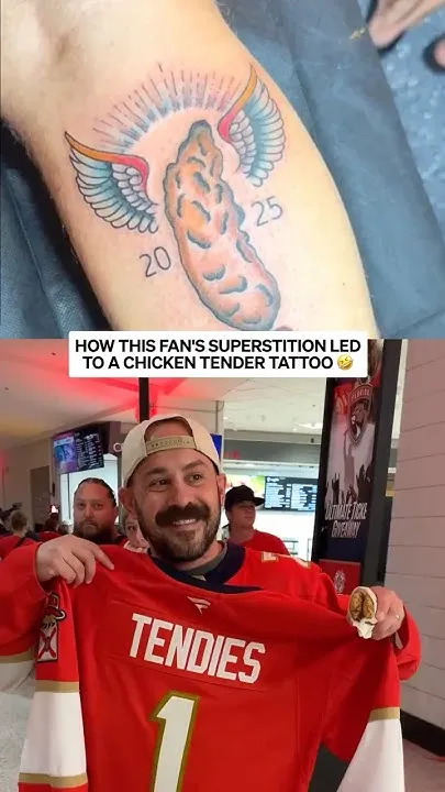 not the tendie tattoo!! (Video)
