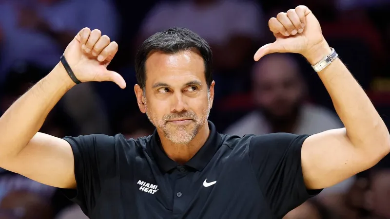 Erik Spoelstra just set a high bar for Giannis' first season with the Heat