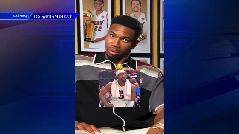 Miami Heat's Giannis Antetokounmpo recreates Bam Adebayo memes in social media video