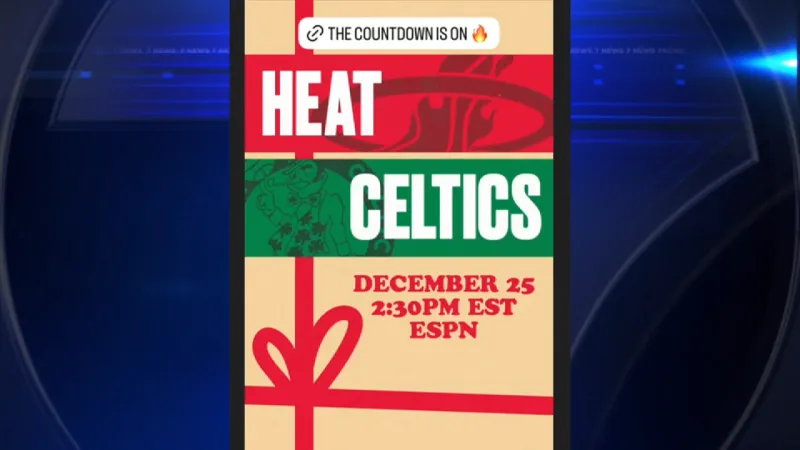 Miami Heat set to face Boston Celtics on Christmas Day