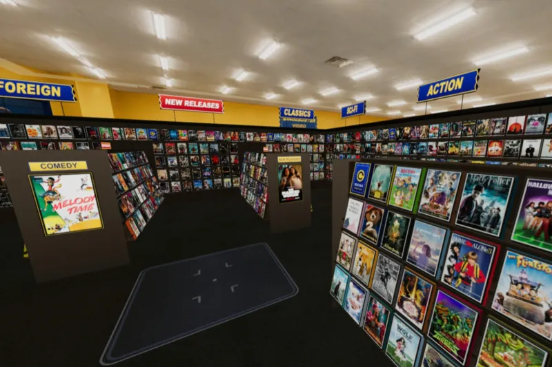 Someone Rebuilt Blockbuster on the Internet So You Can Walk the Aisles of Your Own Streaming Library