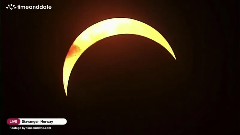 WATCH LIVE: Parts of Europe will experience total solar eclipse (Video)