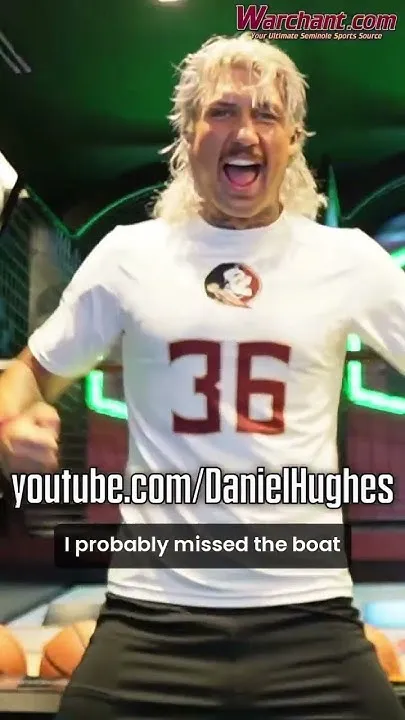"I saw athletes that were half the athlete I am..." | FSU P Daniel Hughes is DETERMINED to be a pro (Video)
