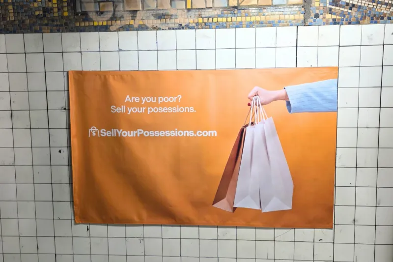 Two Guys Are Putting Fake Tech Ads All Over NYC Subways, and They're Pretty Incredible