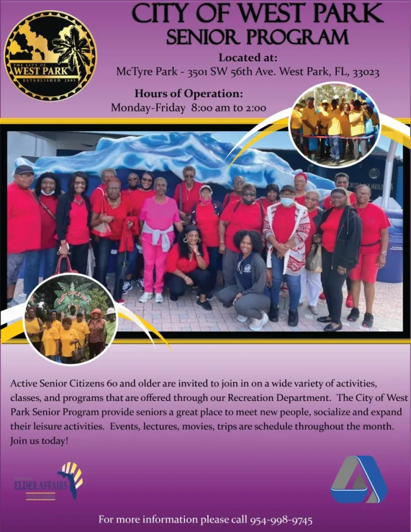 West Park -- Senior Program 2025!