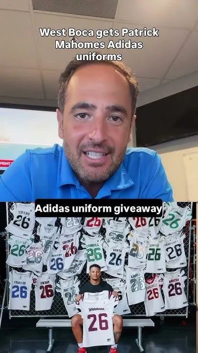 West Boca football gets Patrick Mahomes Adidas Gladiator sponsorship (Video)