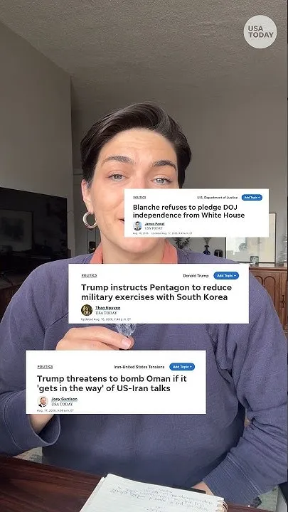 What's on Trump's schedule today? Plus, news on Oman, Todd Blanche (Video)