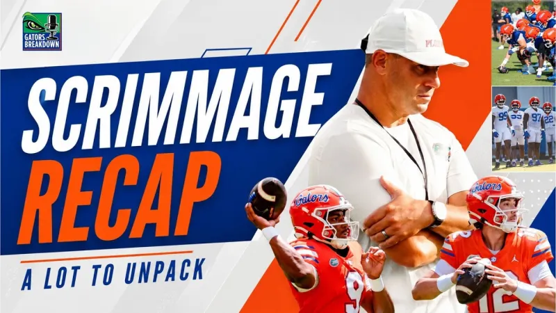 Florida Gators Scrimmage Recap: QB Battle, O-Line Shakeup, and Defense Flashes (Video)