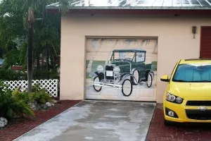 Vintage Auto Garage Door