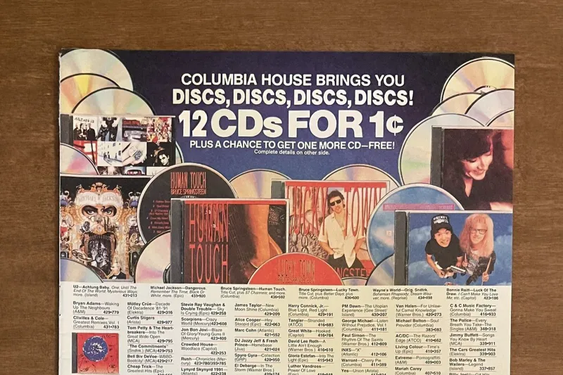 The '12 CDs for a Penny' Club Columbia House Is Finally Shutting Down After 71 Years