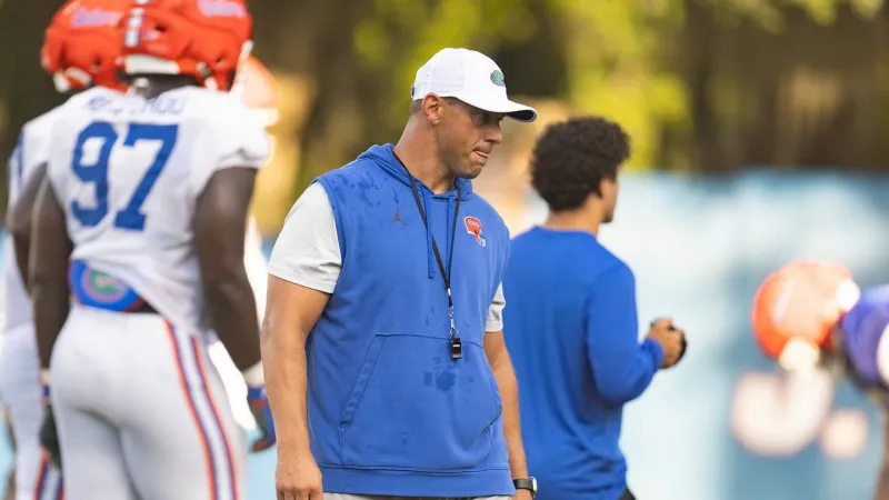 Jon Sumrall feels comfortable with half of Florida's offensive line equation