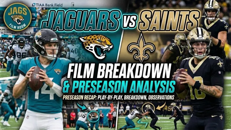 Jags United Live Show - Jags/Saints Preseason Film Breakdown (Video)