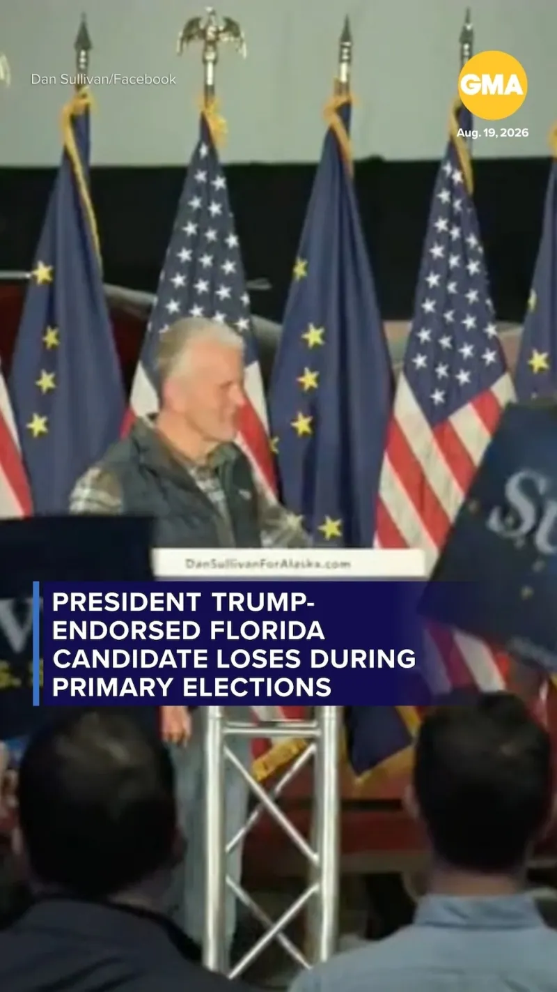President Trump-endorsed Florida candidate loses during primary elections
