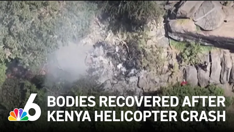 Crews start recovering bodies from Kenya helicopter site crash (Video)