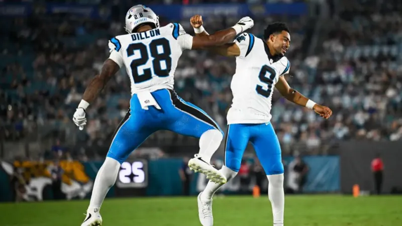 Bryce Young and the Panthers find better footing in a 34-17 victory at the Jaguars