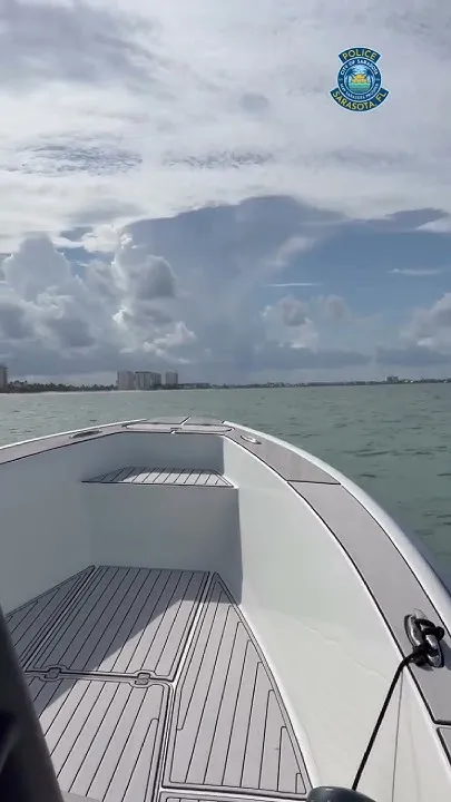 Sarasota Police Catch Tail End of Dolphins off Lido Beach (Video)