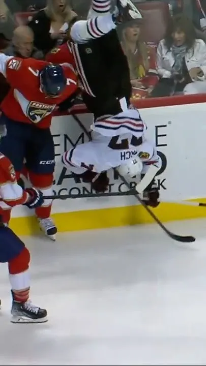 this hip check is pure art  (Video)