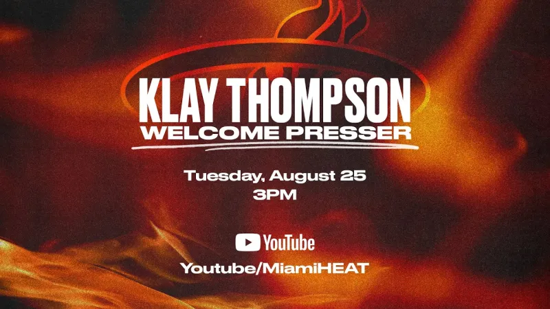 Klay Thompson Live Presser | August 25, 2026 (Video)