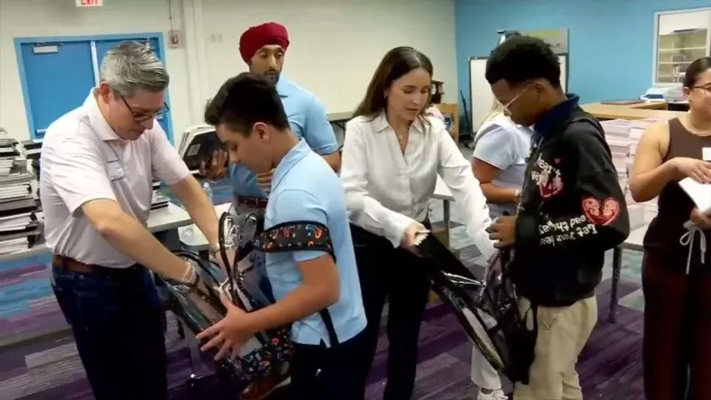 Marlins partner with Kiwanis Club of Little Havana to distribute school supplies to students