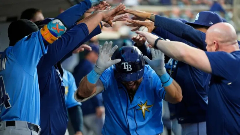Aranda's home run and Rasmussen's six strong innings lead Rays past slumping Tigers, 4-1