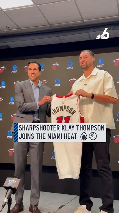 Sharpshooter Klay Thompson joins the Miami Heat  (Video)