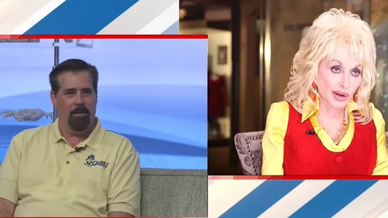 Cat Country host joins WEAR News in studio to share moments with Dolly Parton