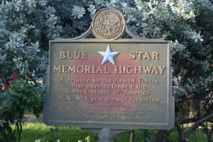 NEW Blue Star Highway Sign