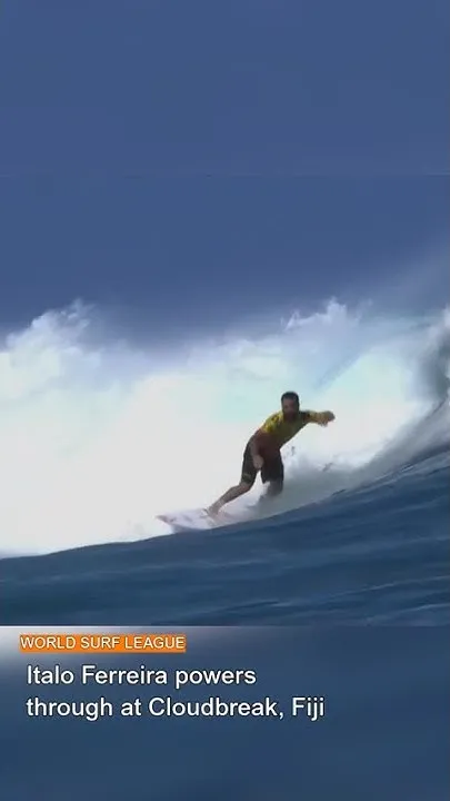 Brazil's Italo Ferreira powers through at Cloudbreak, Fiji (Video)