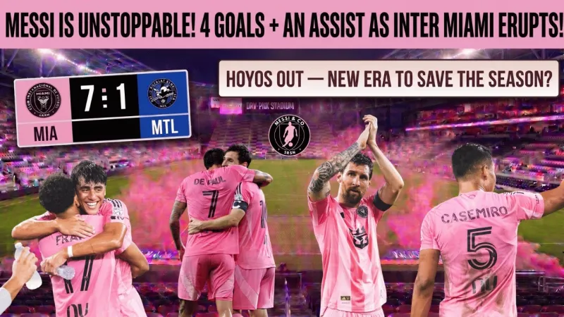 LIVE EPISODE: MESSI IS UNSTOPPABLE! 4 GOALS + AN ASSIST | Inter Miami Erupts! (Video)